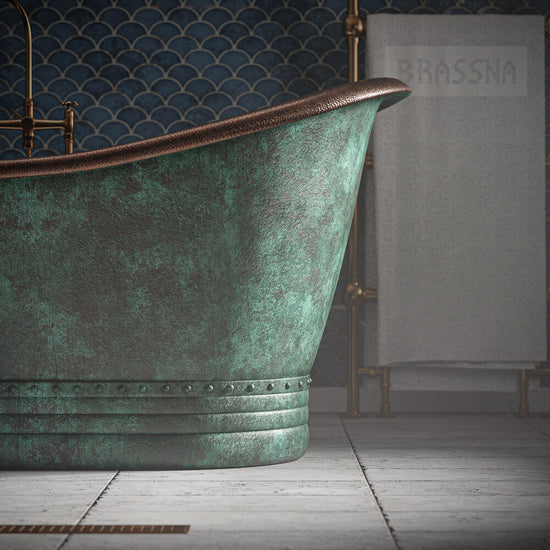 Matte Black Copper Bathtub