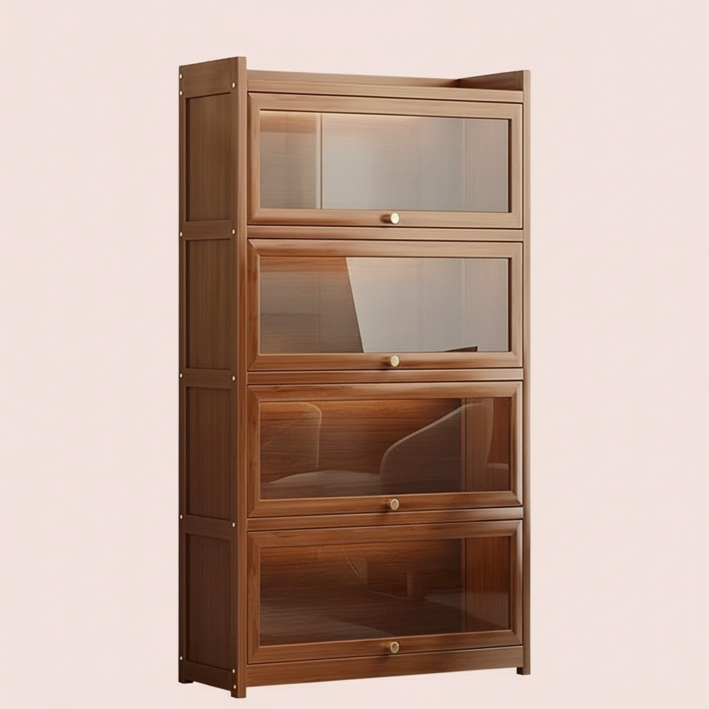 Four-Tier Bamboo Bookcase
