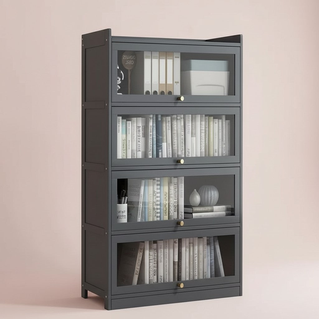 Four-Tier Bamboo Bookcase