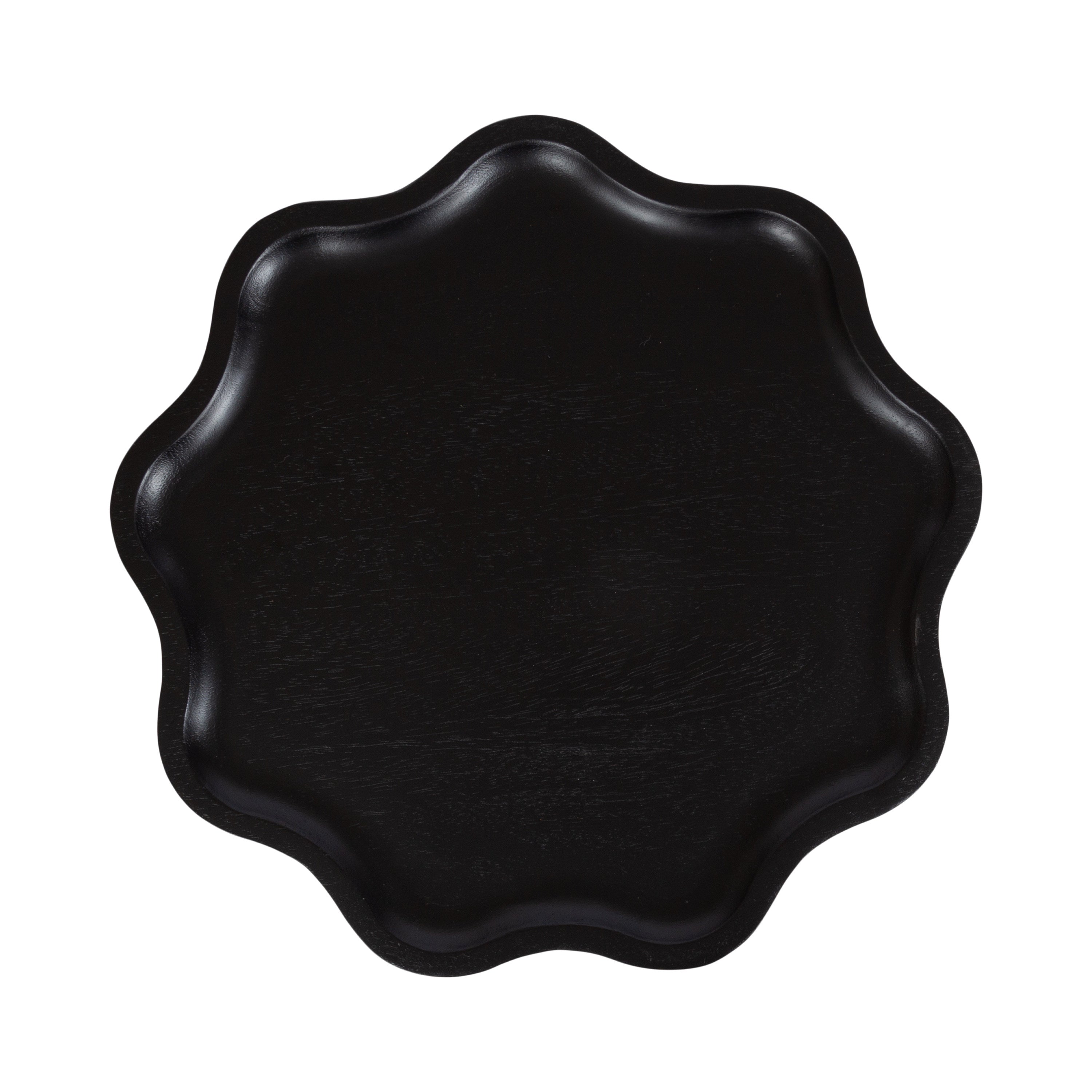 Scallop-Edge Side Table