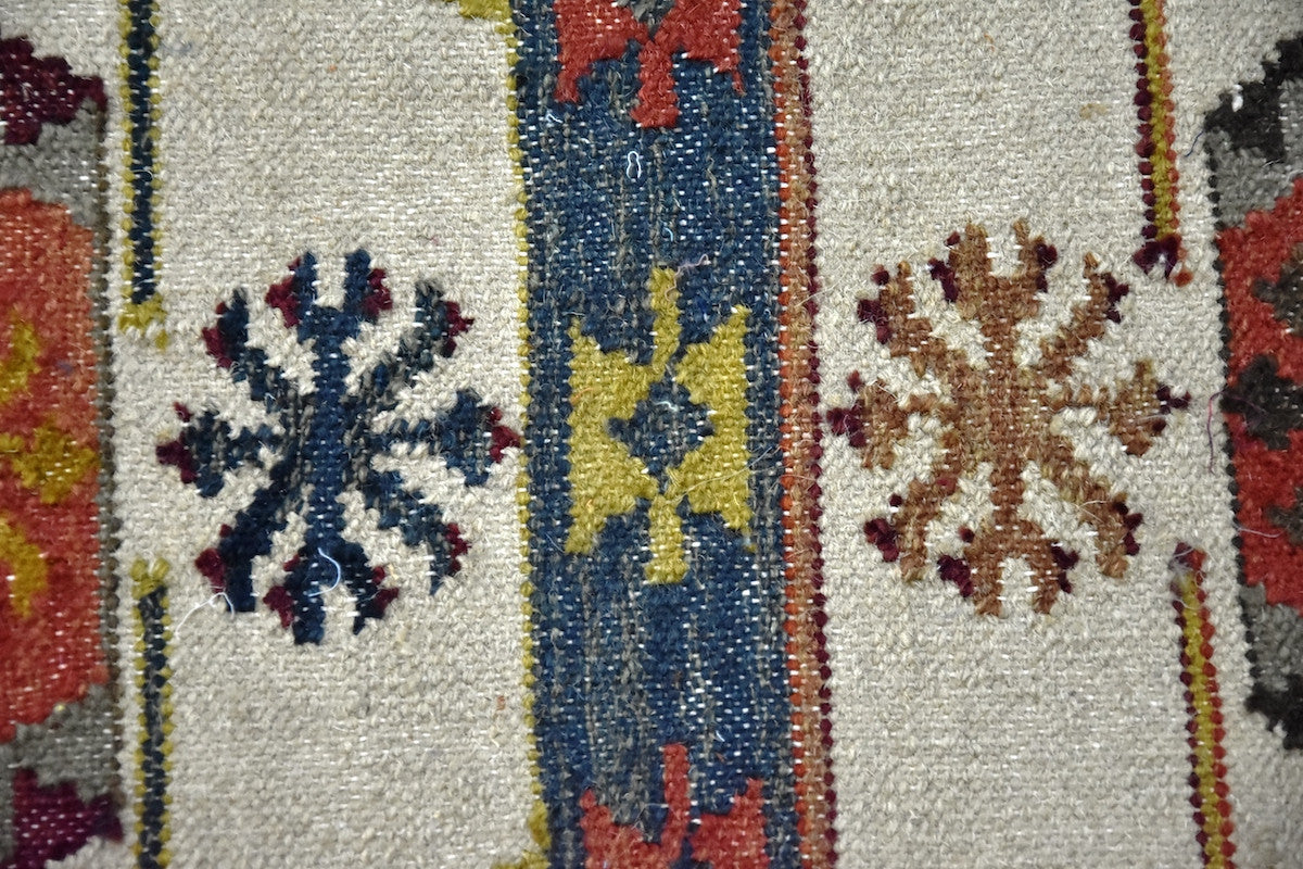 Kilim Wool Rug — Rust