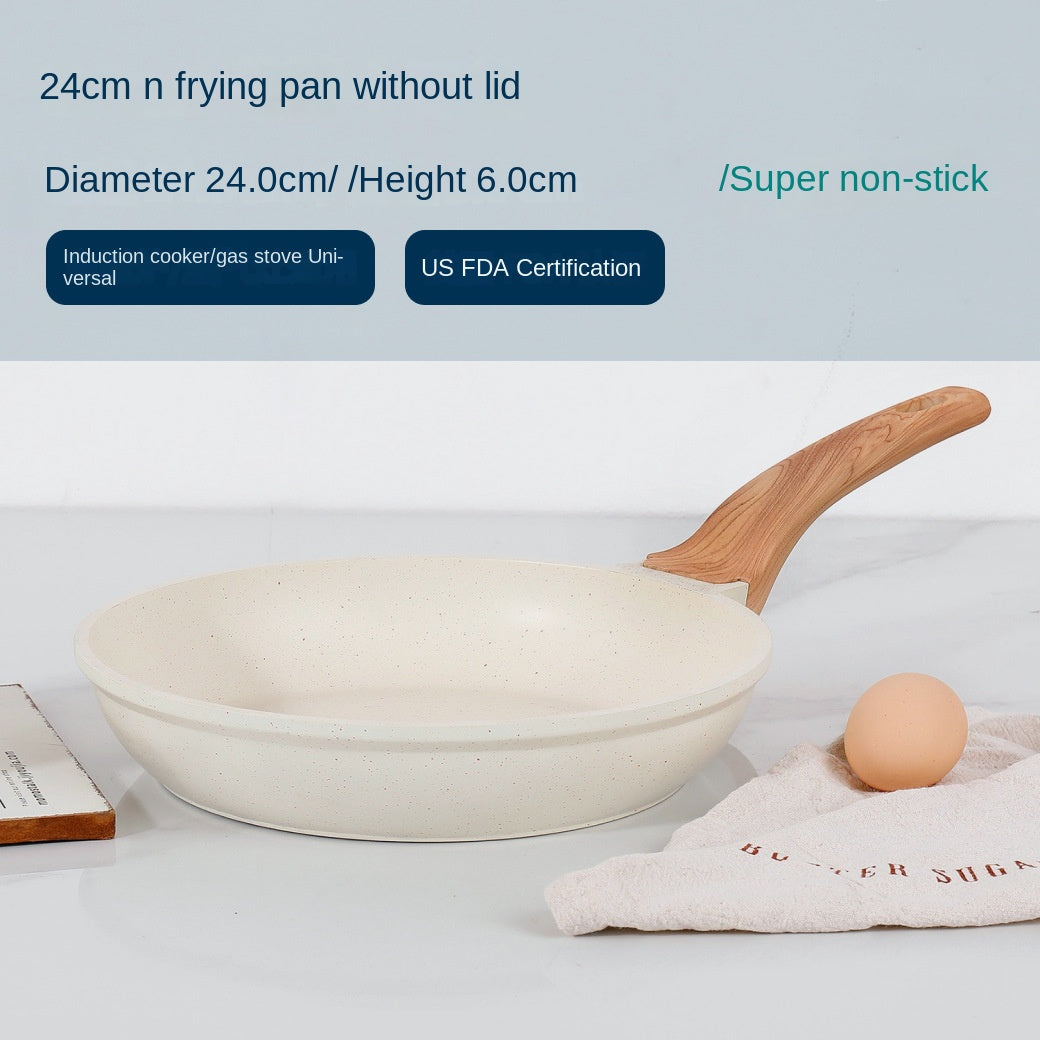 Beige Nonstick Sauté Pan