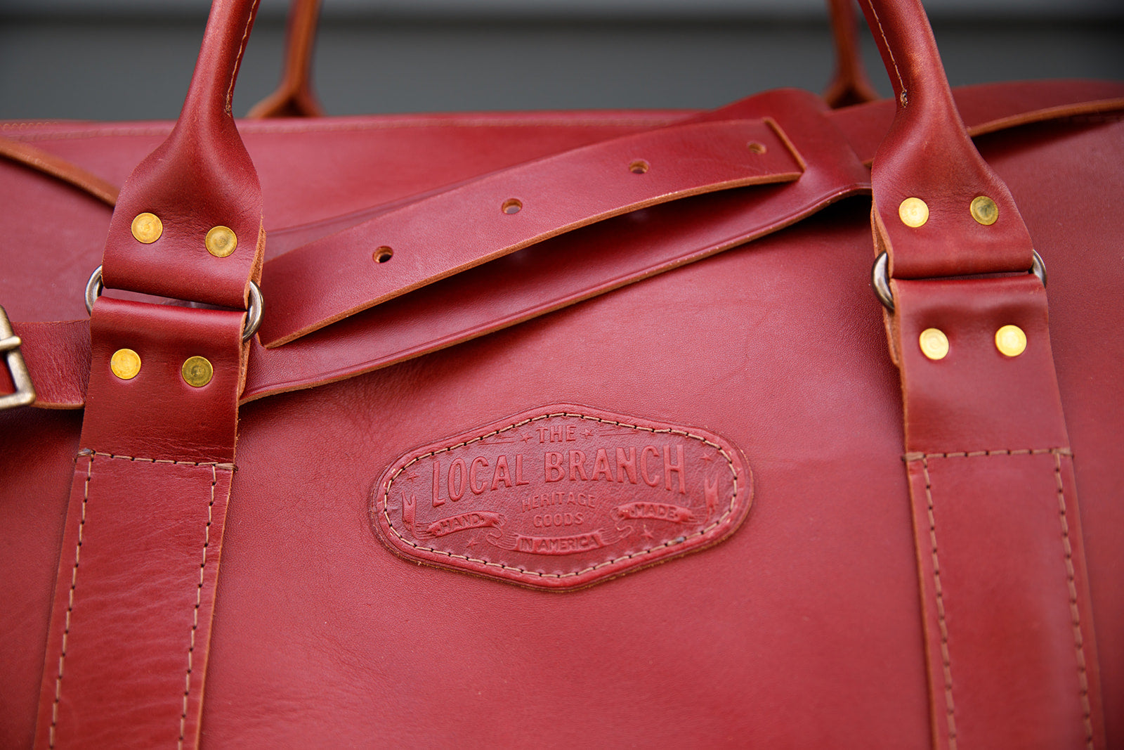 Roadtrip Leather Duffle