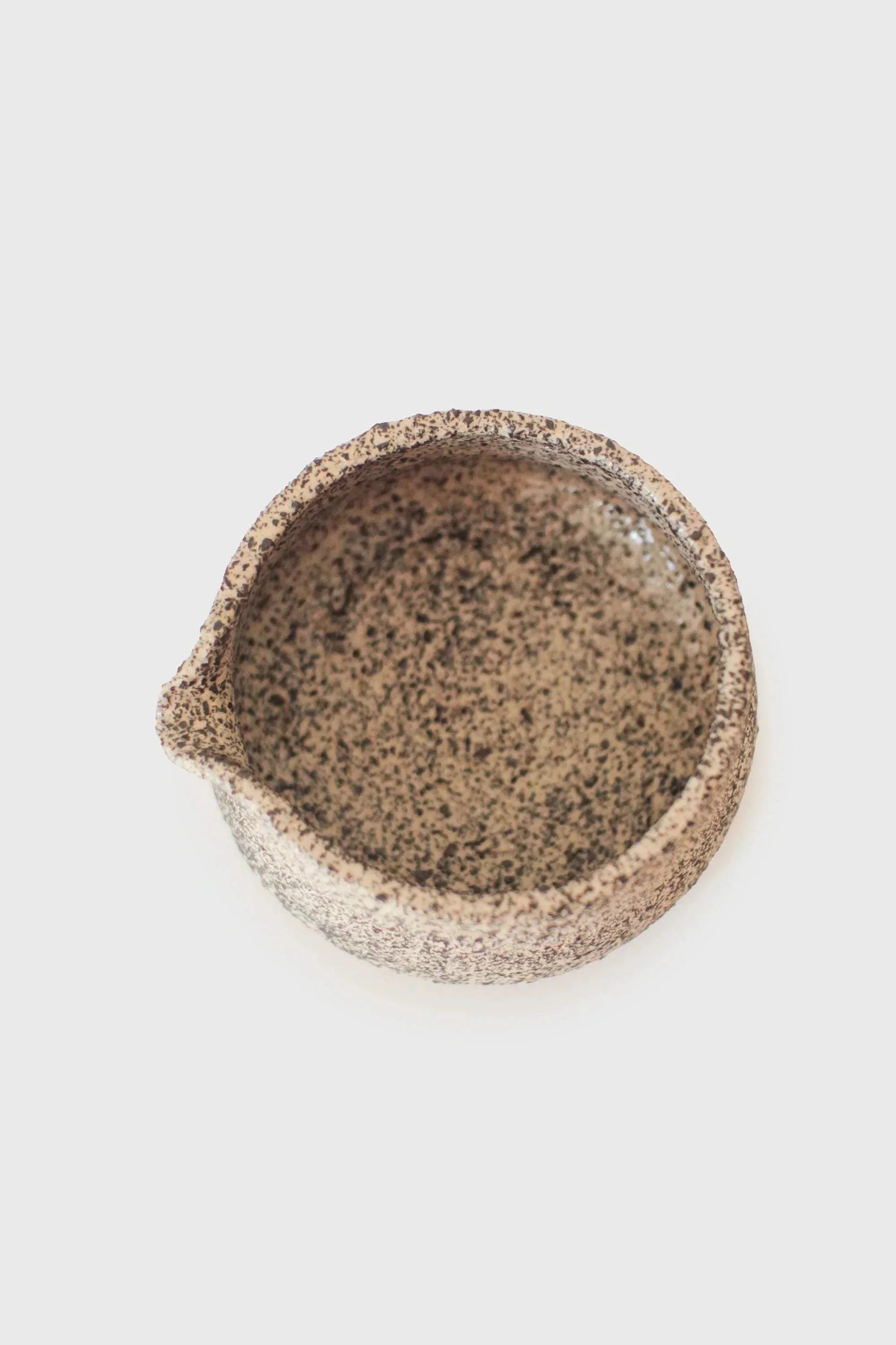 Handcrafted Stoneware Pourer- Oats Collection