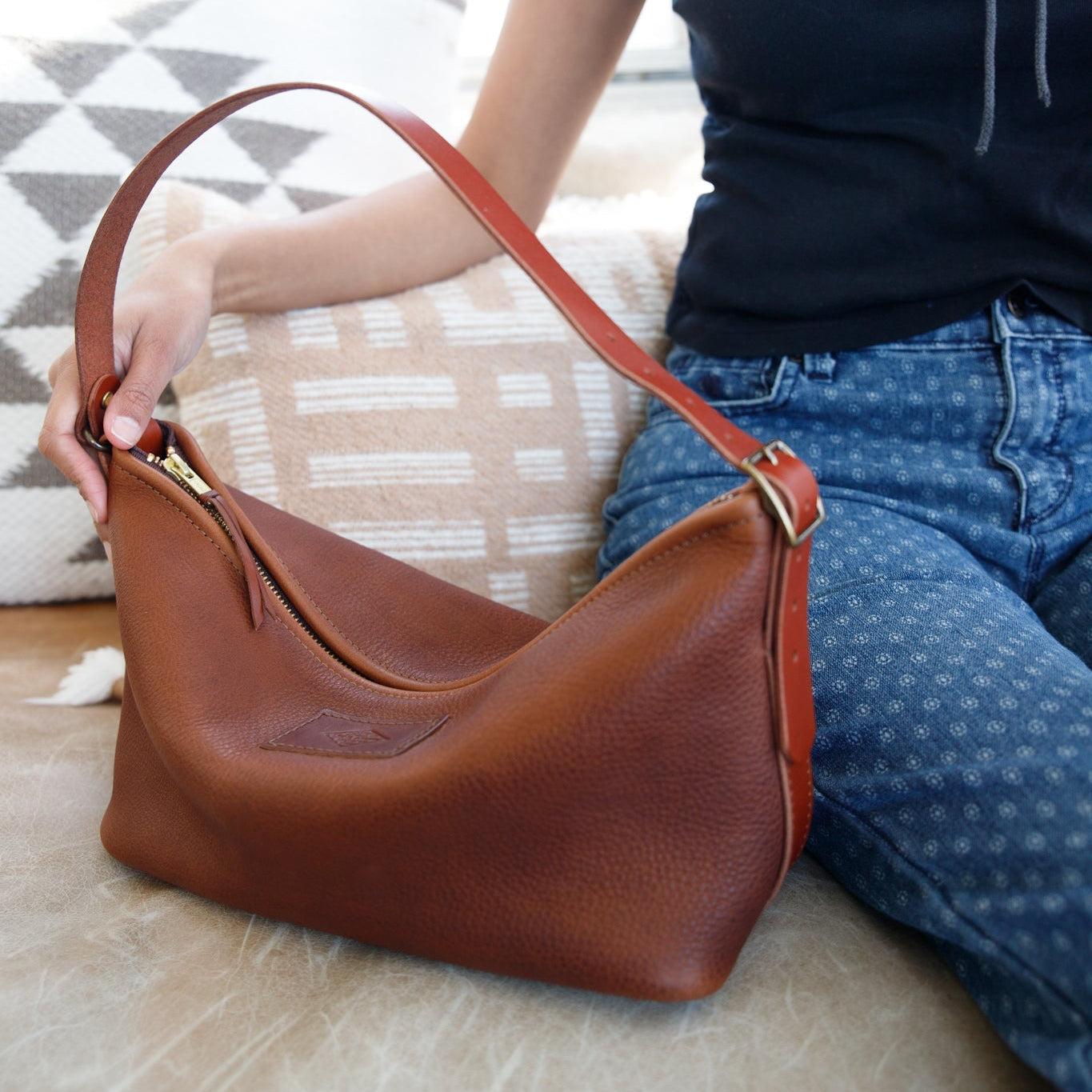 Solstice Leather Shoulder Bag
