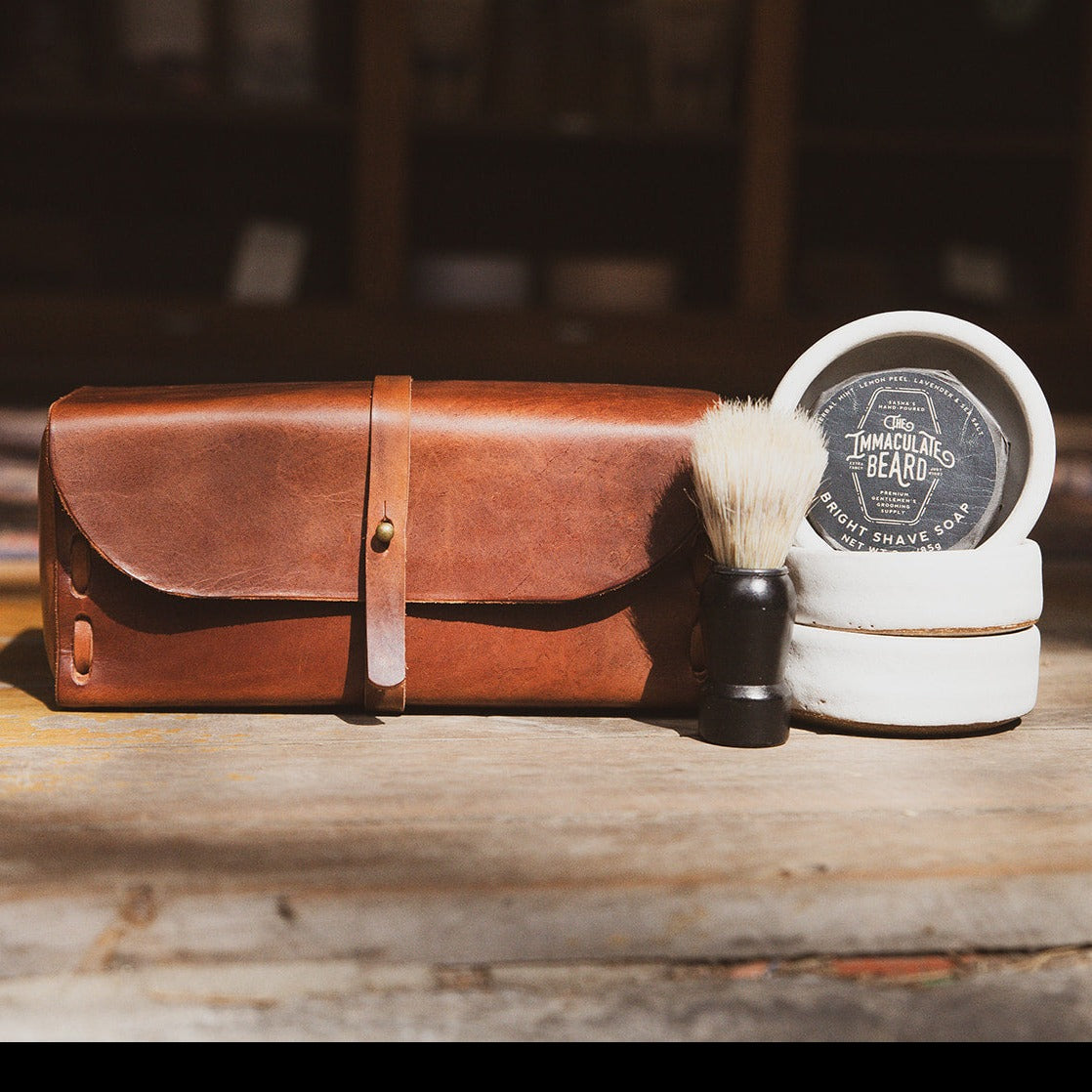 Leather Apothecary Box