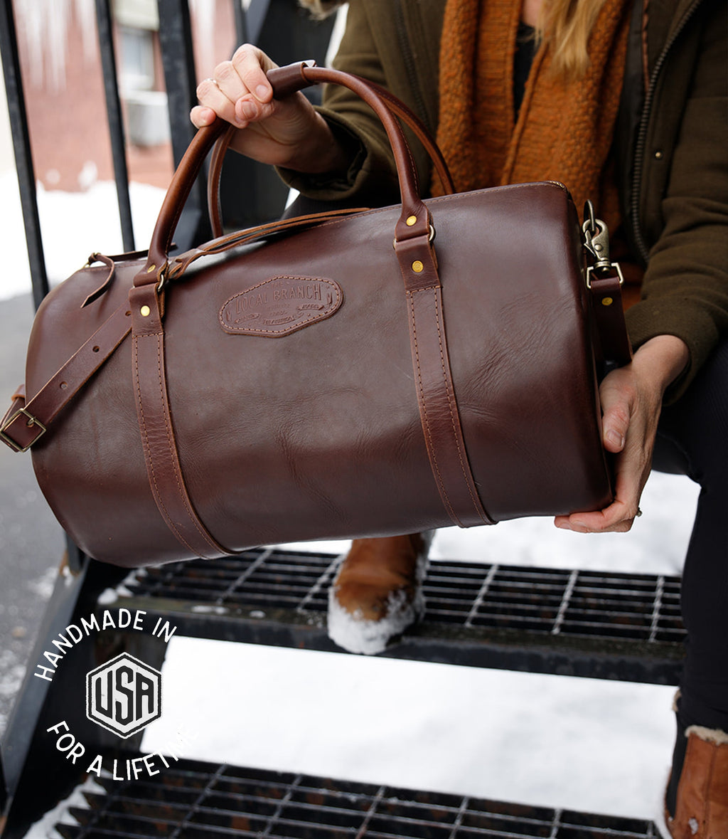 Roadtrip Leather Duffle