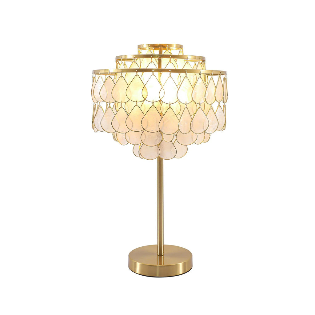 Capiz Shell Table Lamp