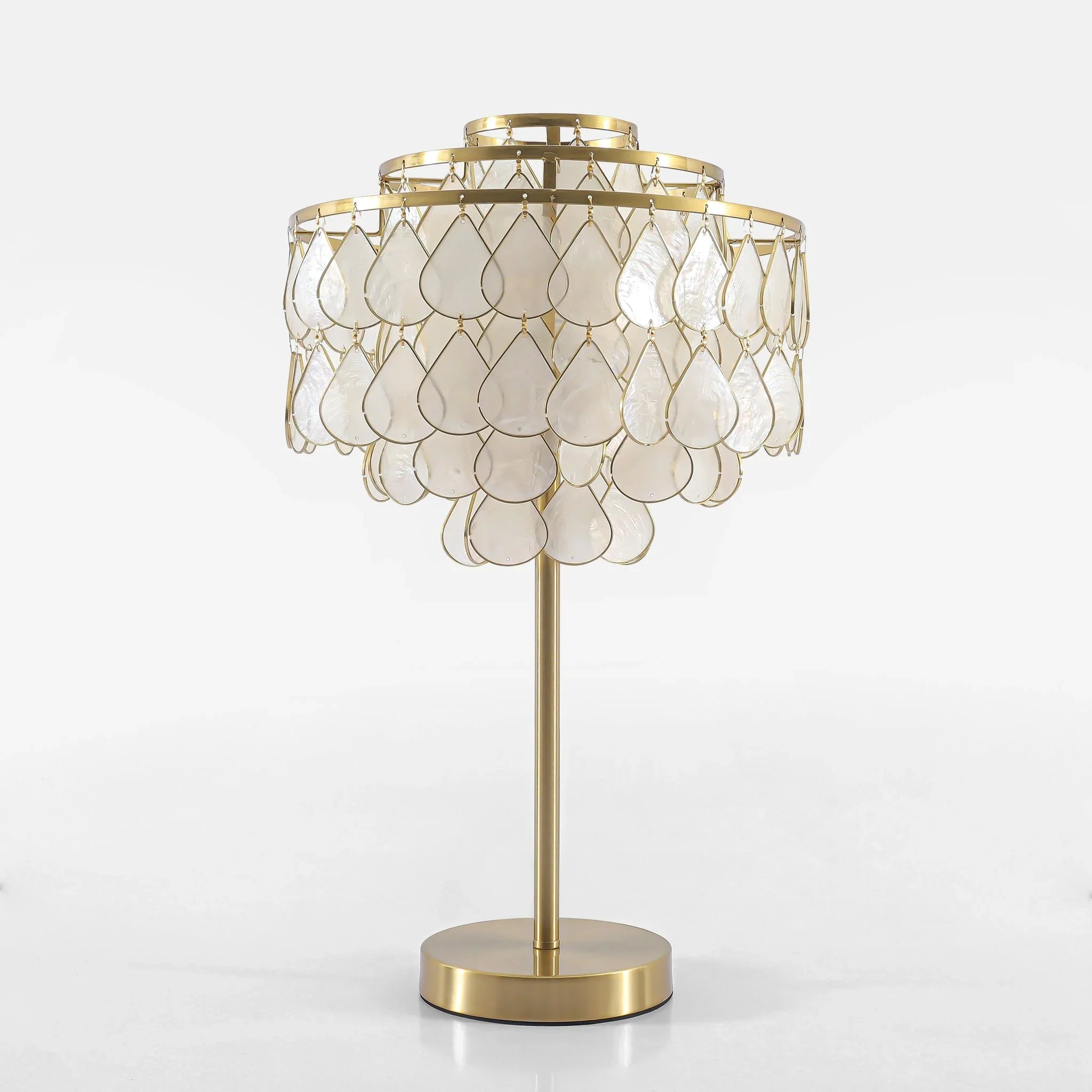Capiz Shell Table Lamp