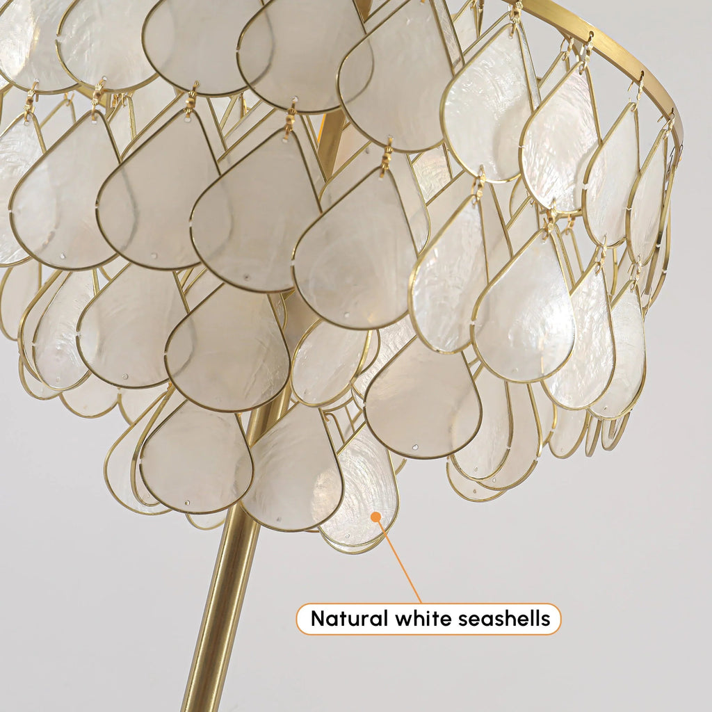 Capiz Shell Table Lamp