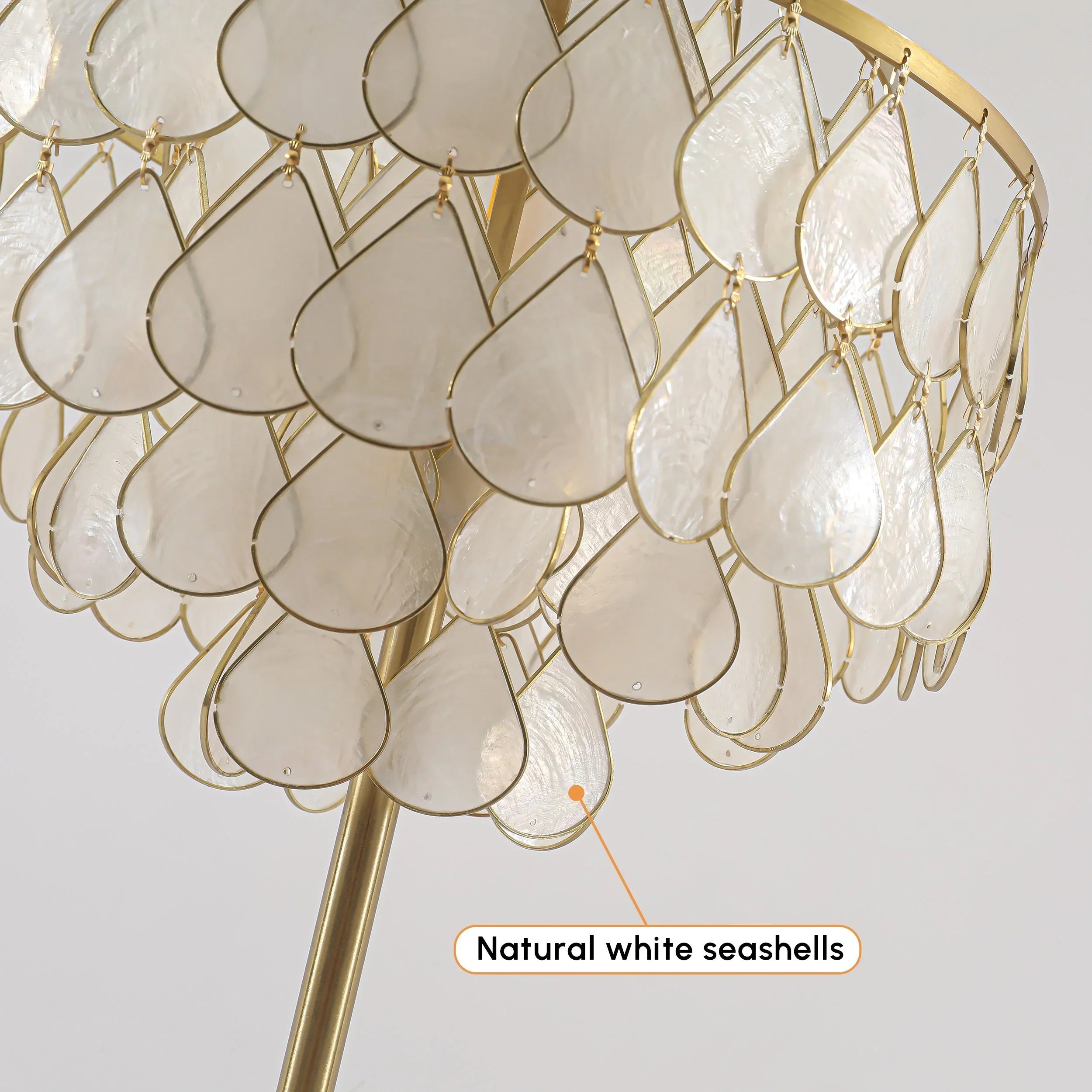 Capiz Shell Table Lamp