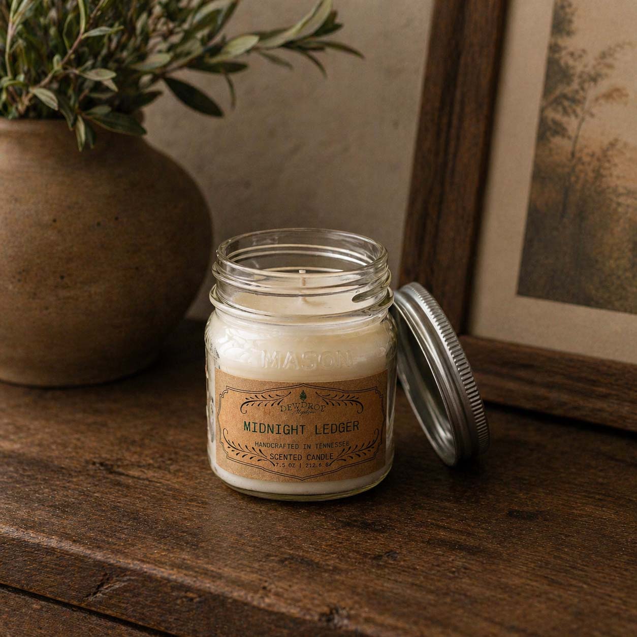 Midnight Ledger Candle