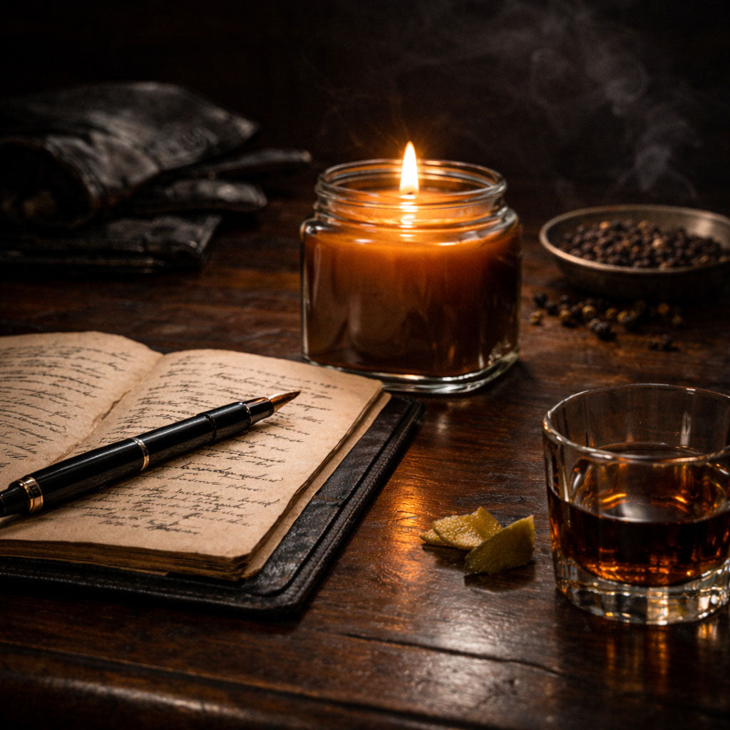 Midnight Ledger Candle