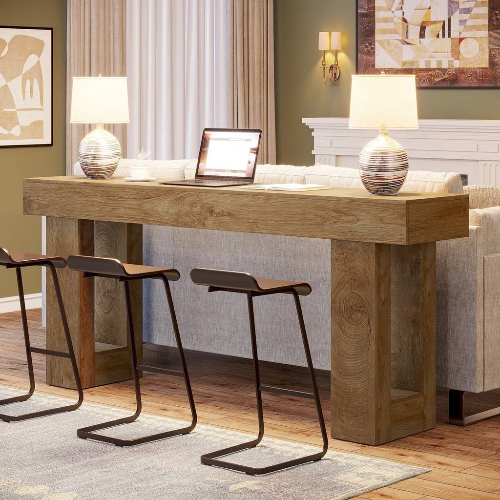 Narrow Console Table — Natural