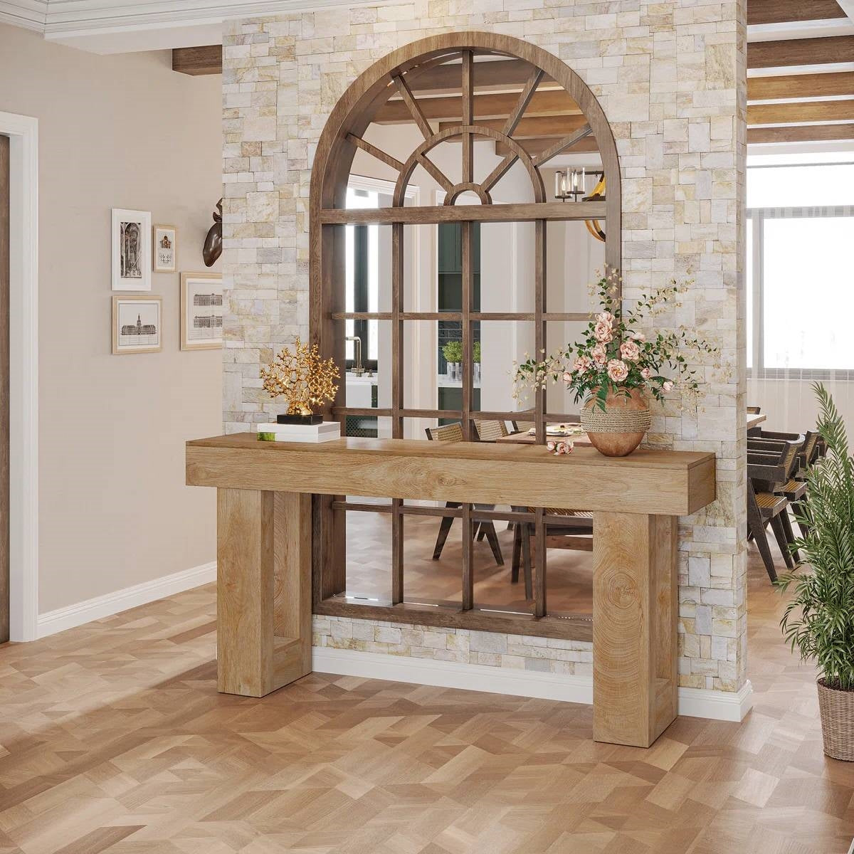 Narrow Console Table — Natural