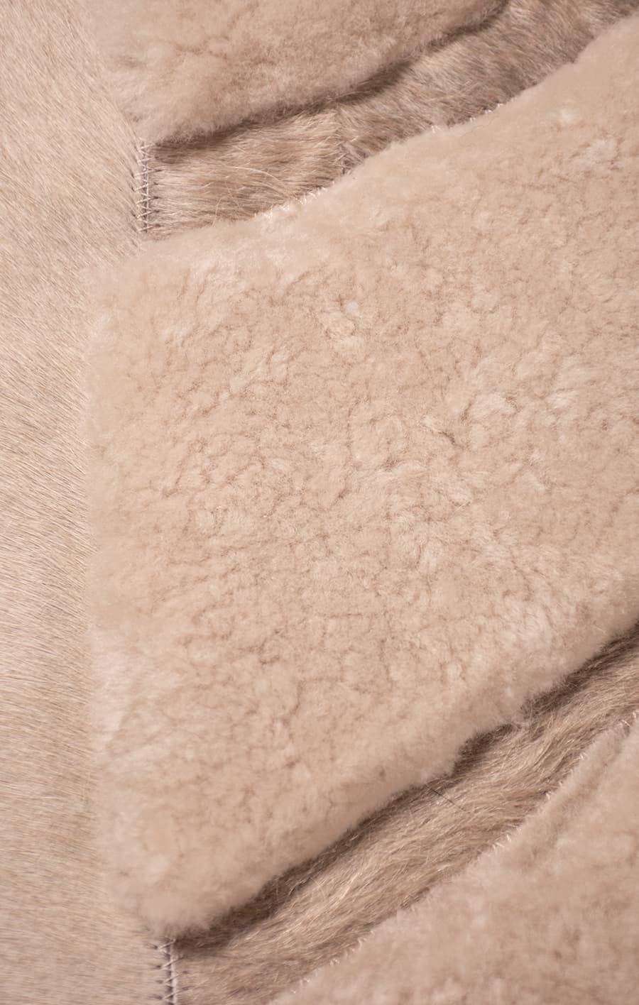 OMBRÉ – Sculptural Shearling & Cowhide Rug