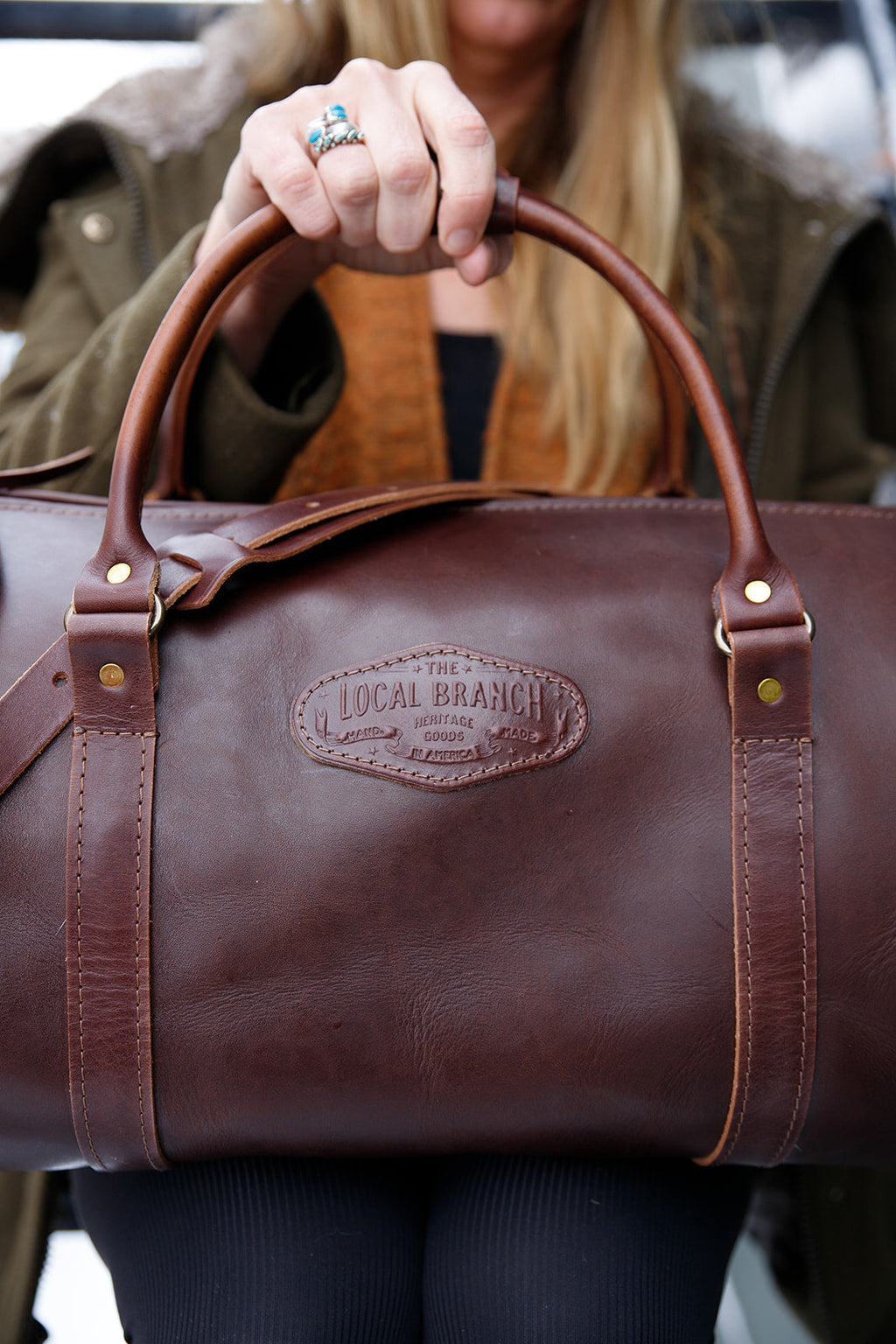 Roadtrip Leather Duffle