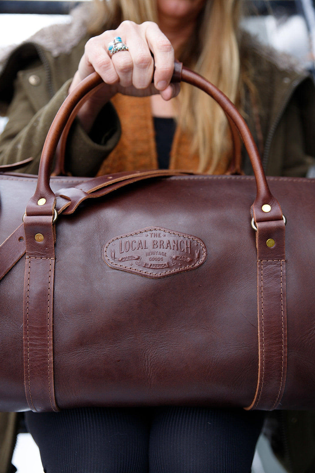 Roadtrip Leather Duffle