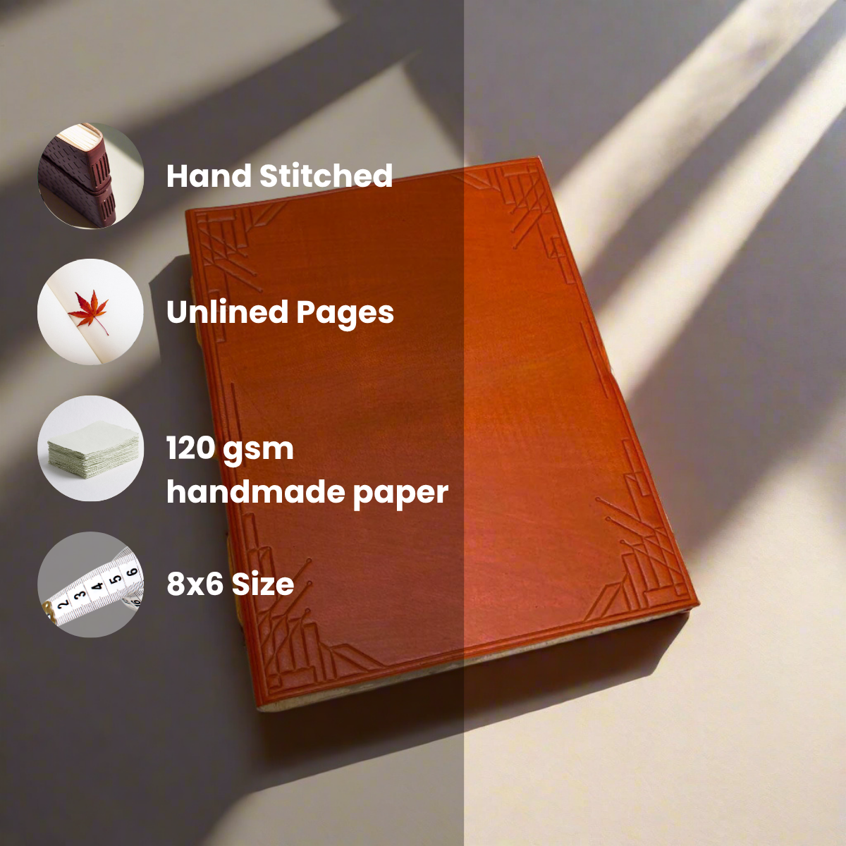 Upcycled Leather Journal
