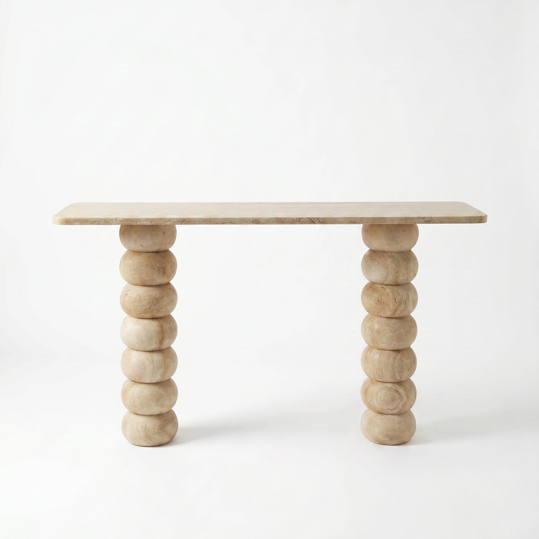 Travertine Console