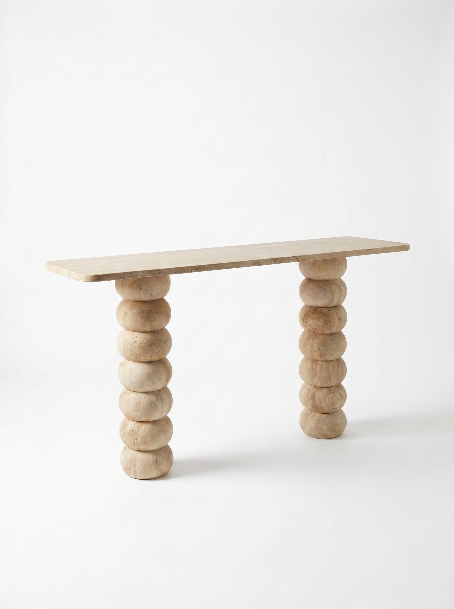 Travertine Console