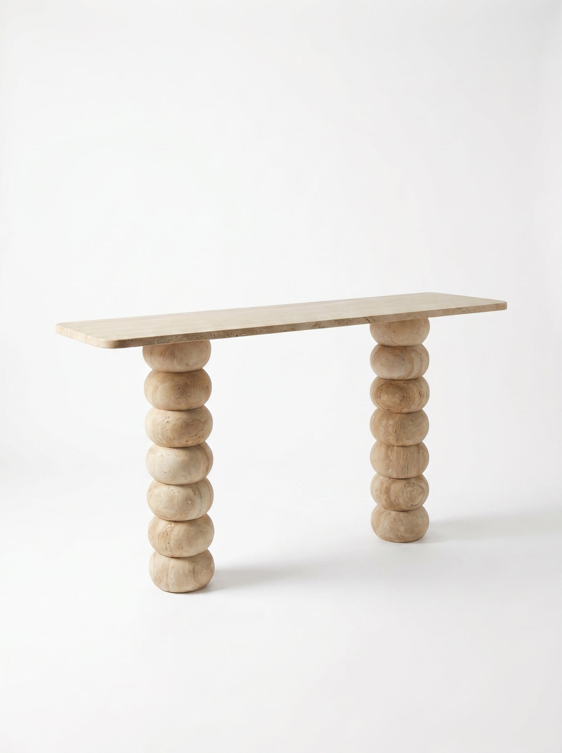 Travertine Console