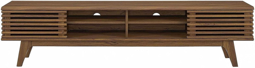 Walnut TV Console — 70"