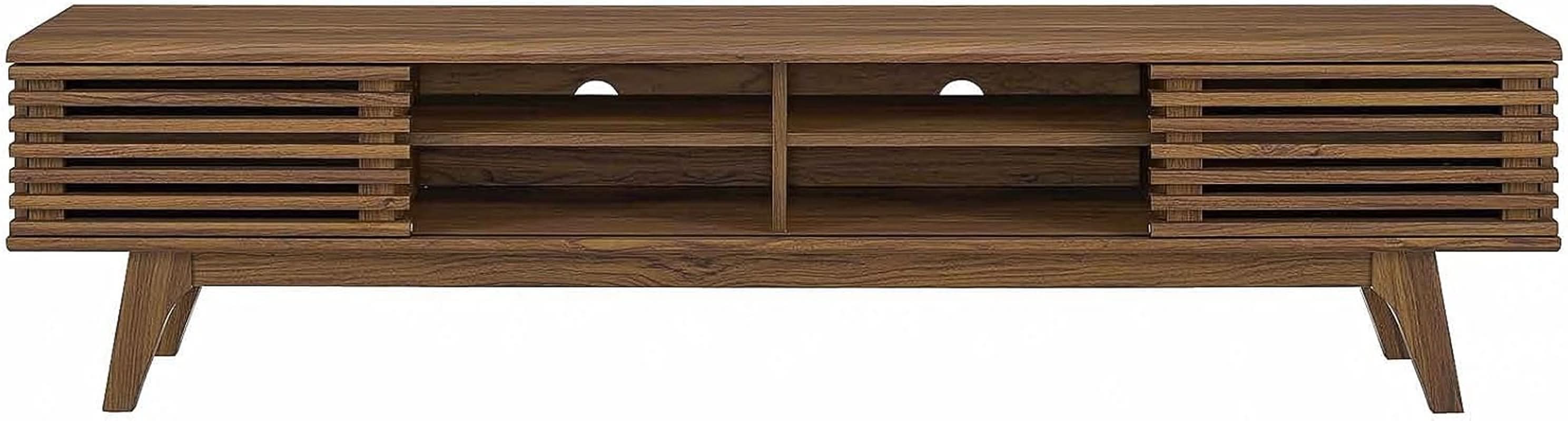 Walnut TV Console — 70"