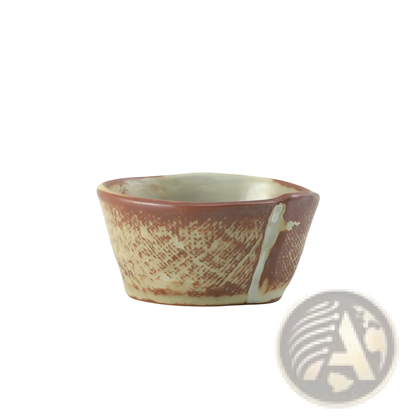 Ceramic Rice Bowl Retro Handcrafted Textured Soup Bowl