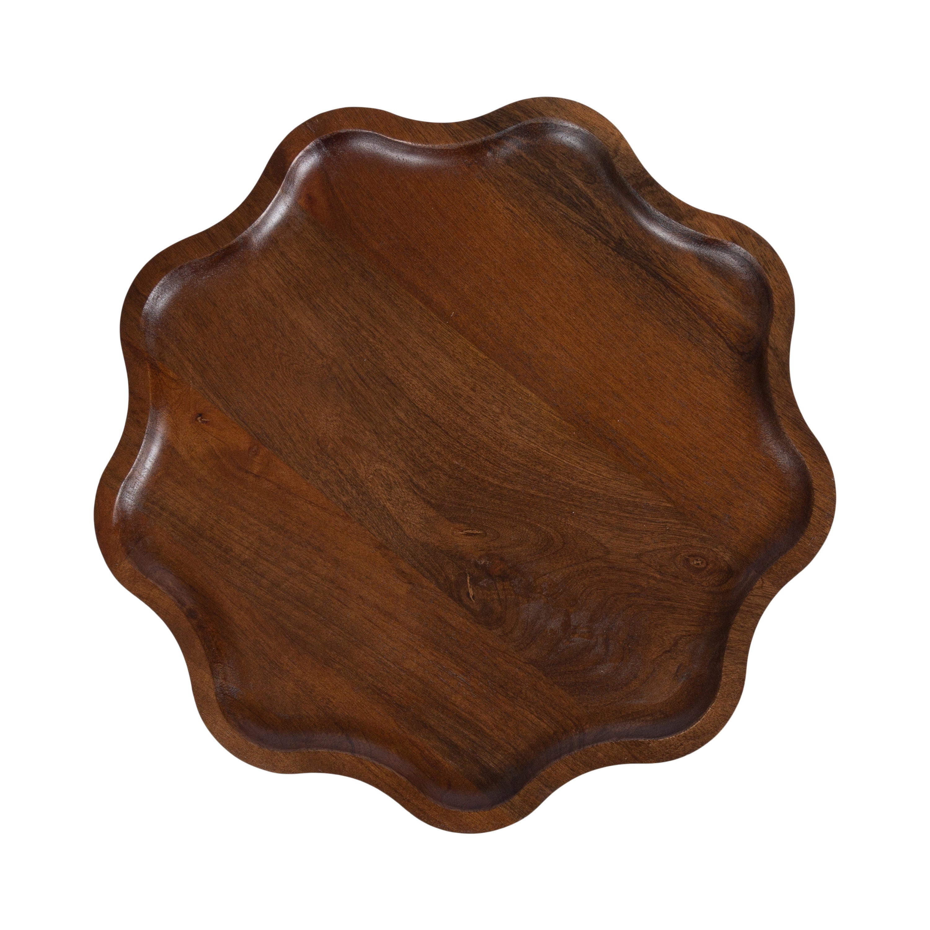 Scallop-Edge Side Table