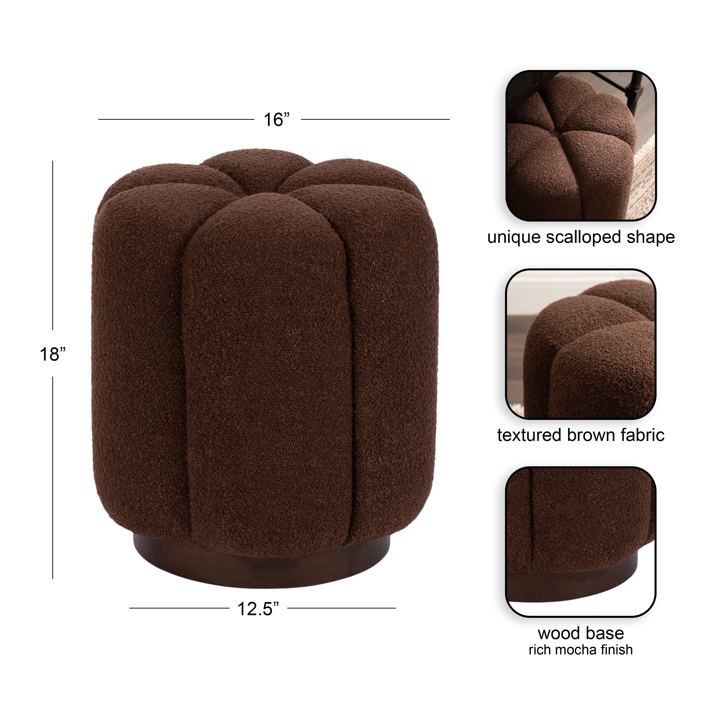 Tufted Round Ottoman