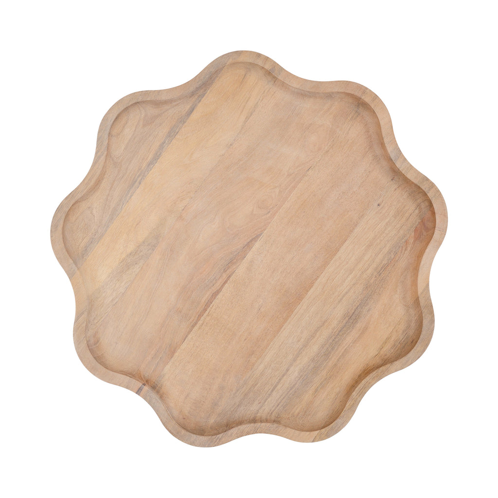 Scallop-Edge Side Table