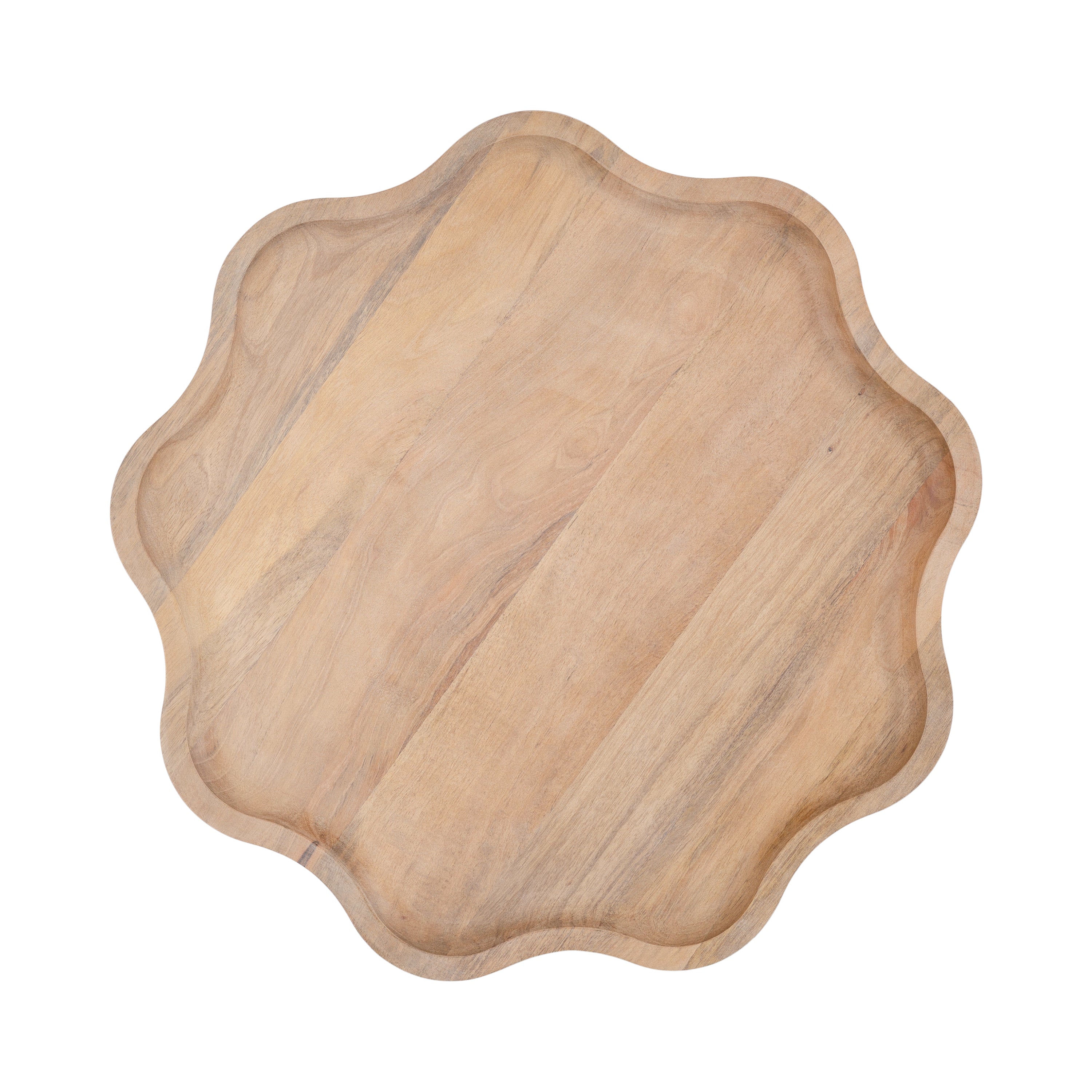 Scallop-Edge Side Table