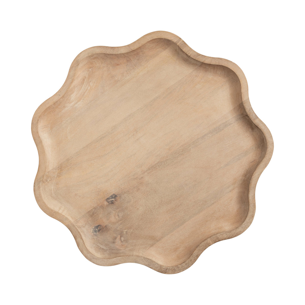 Scallop-Edge Side Table