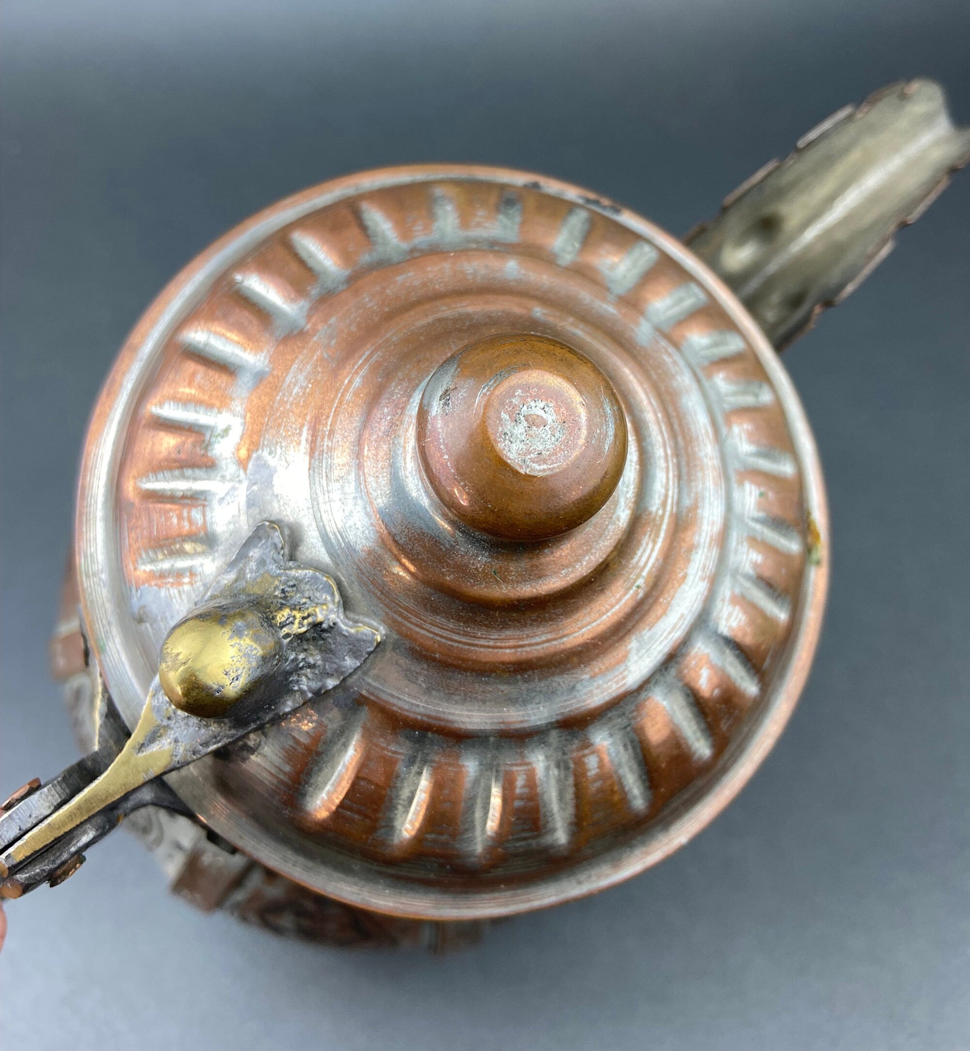 Vintage Turkish Copper Coffee Pot