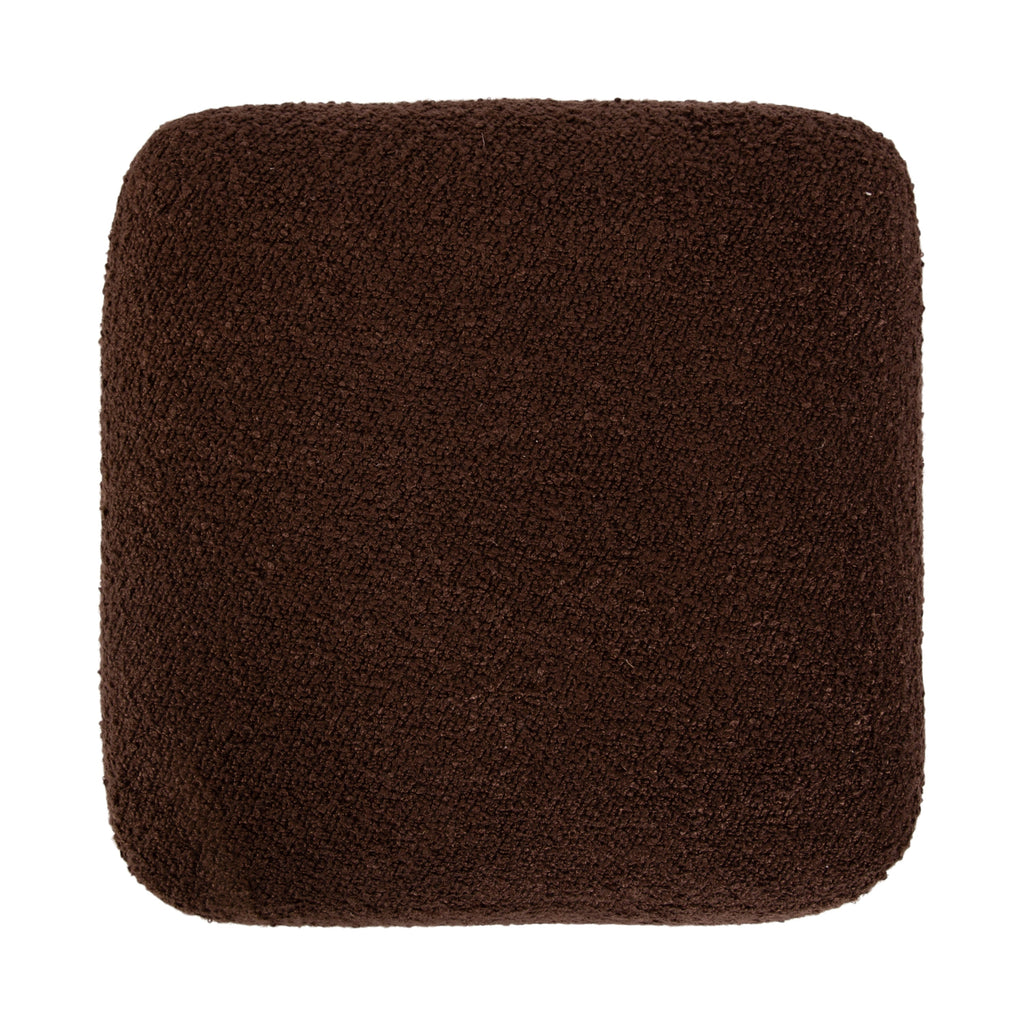 Scallop-Edge Square Ottoman