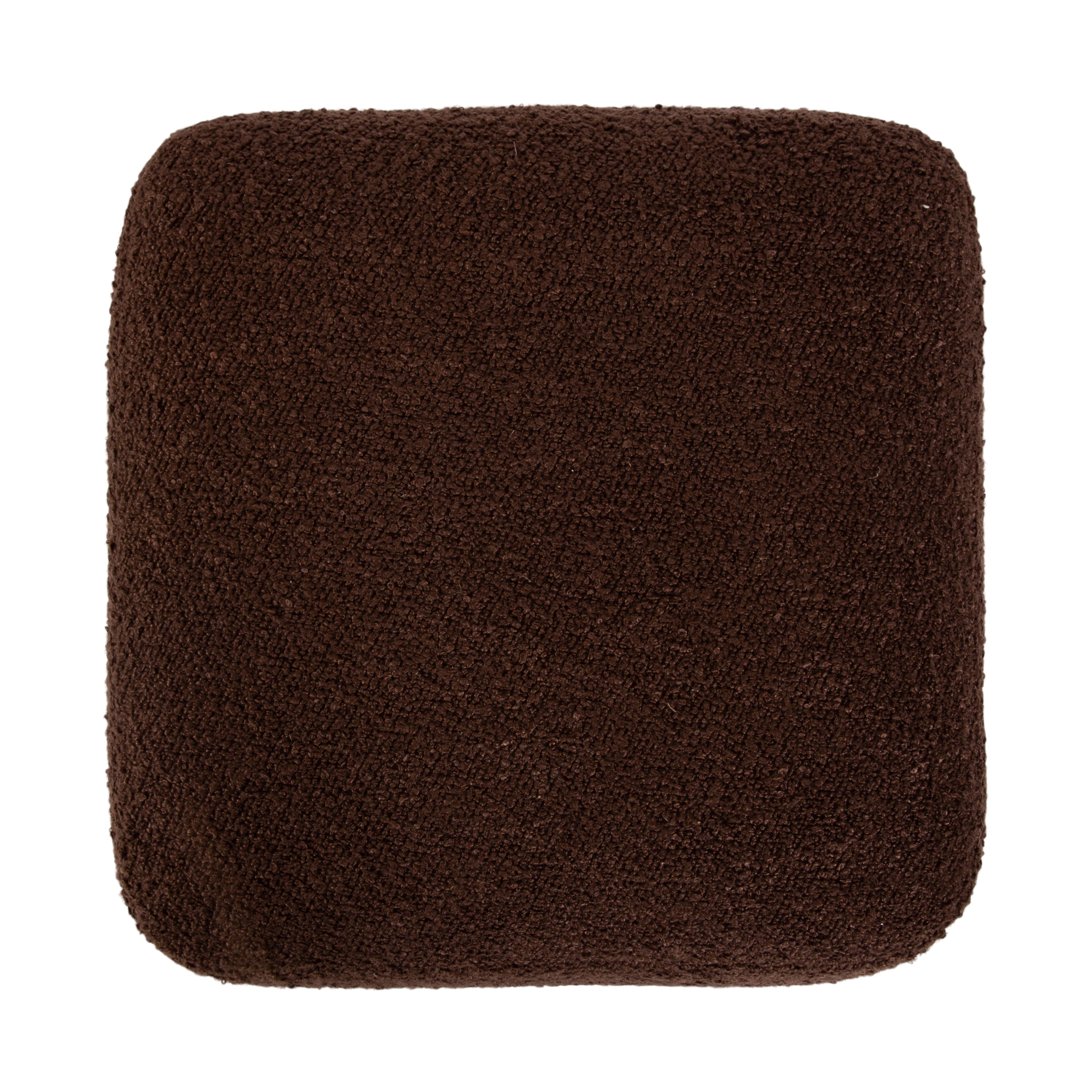 Scallop-Edge Square Ottoman
