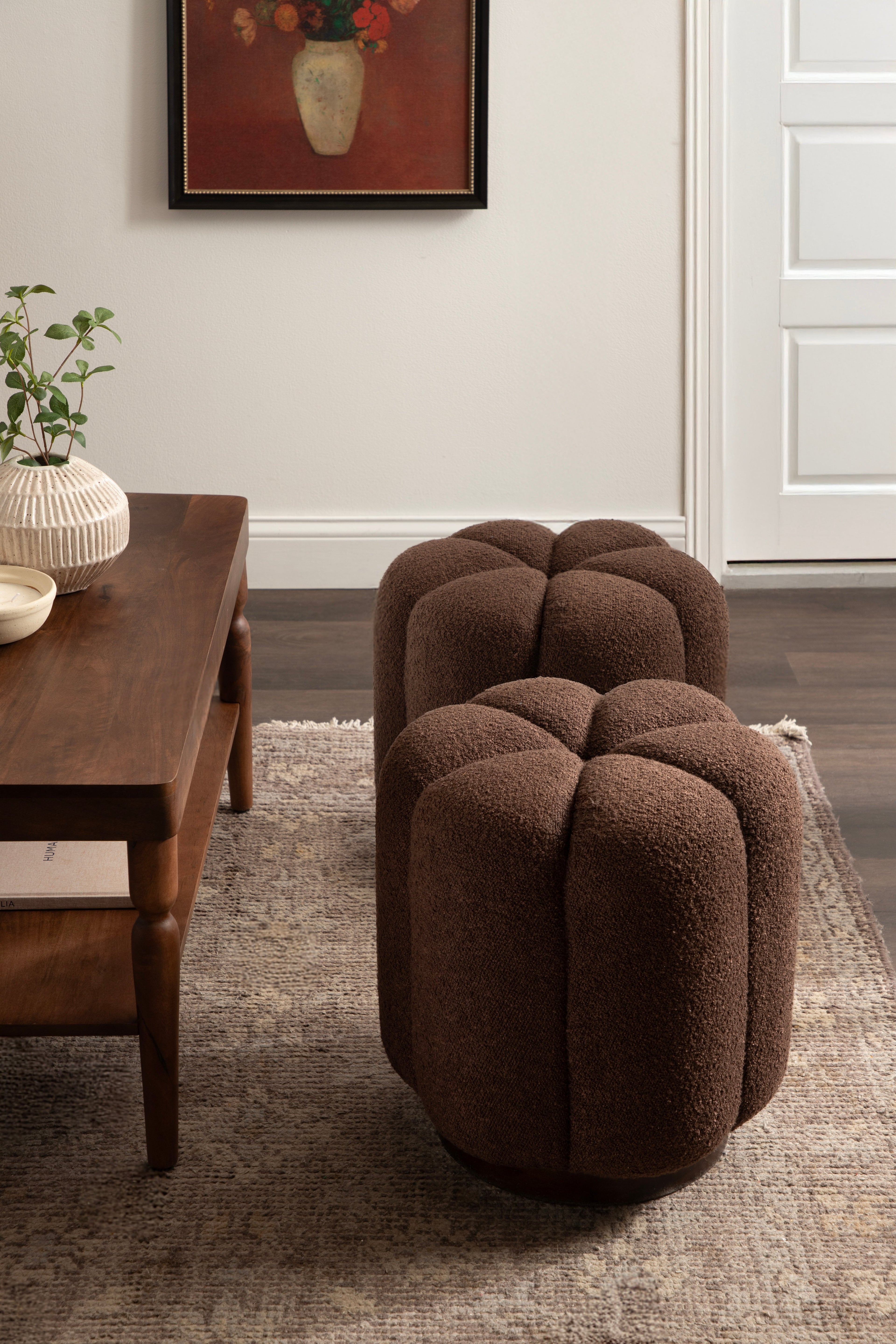 Tufted Round Ottoman