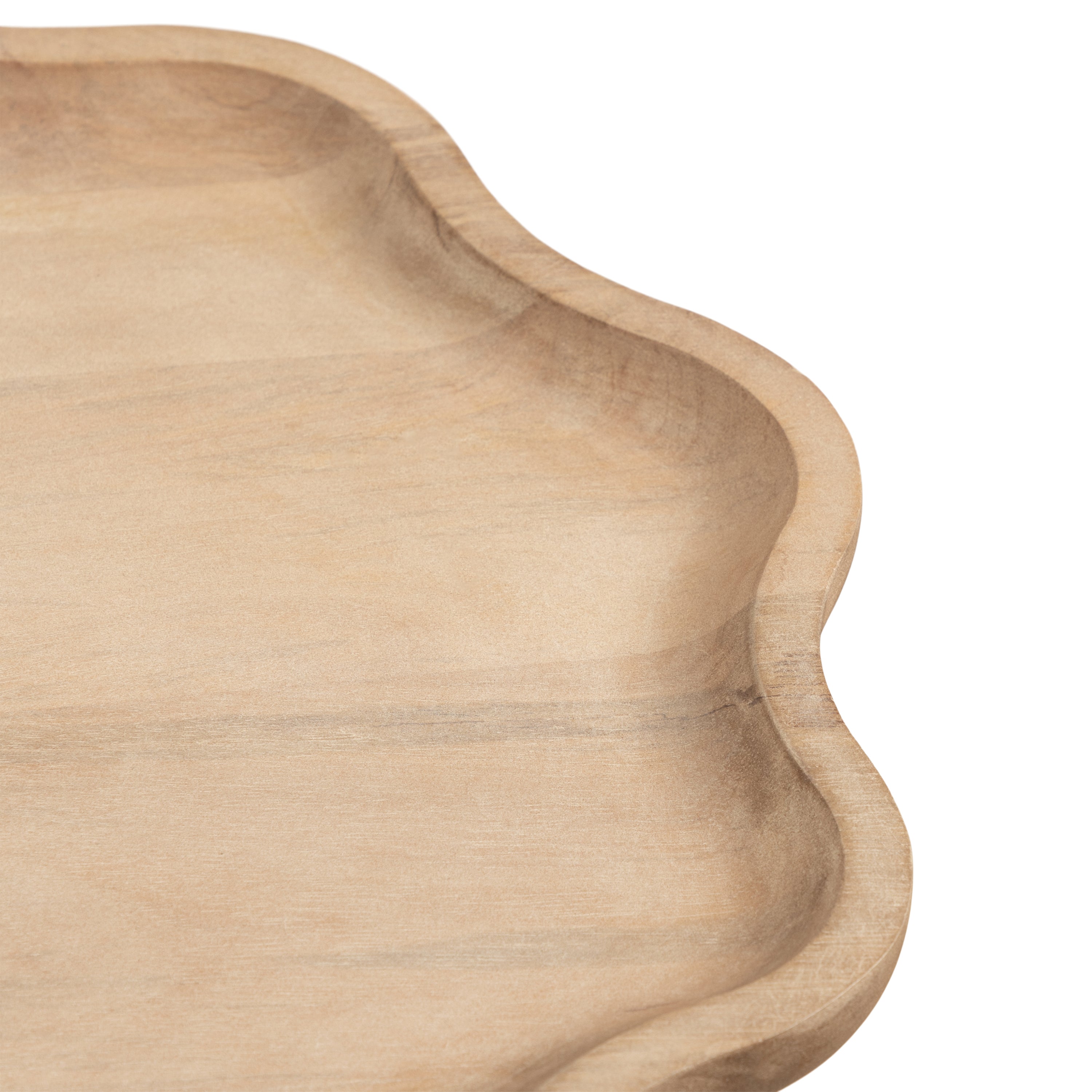 Scallop-Edge Side Table