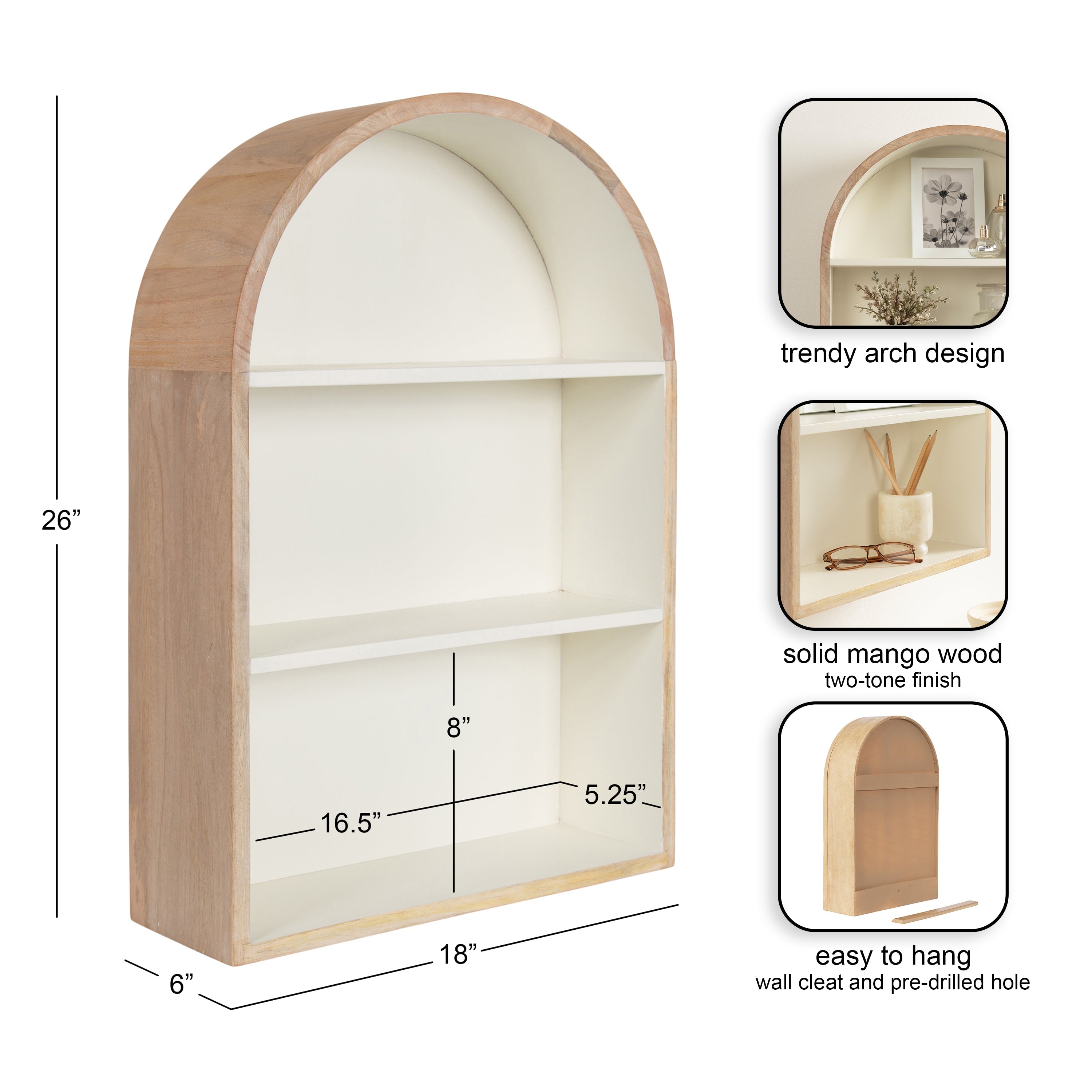 Arch Wall Shelf