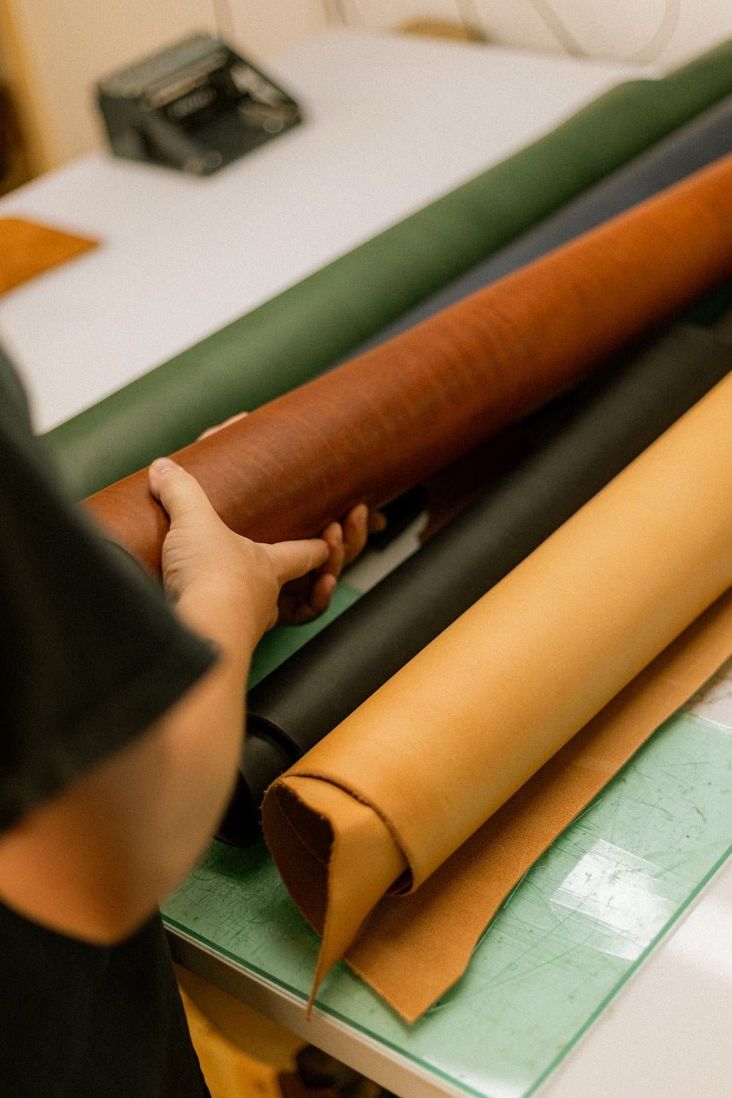 Full-Grain Leather Bookmark