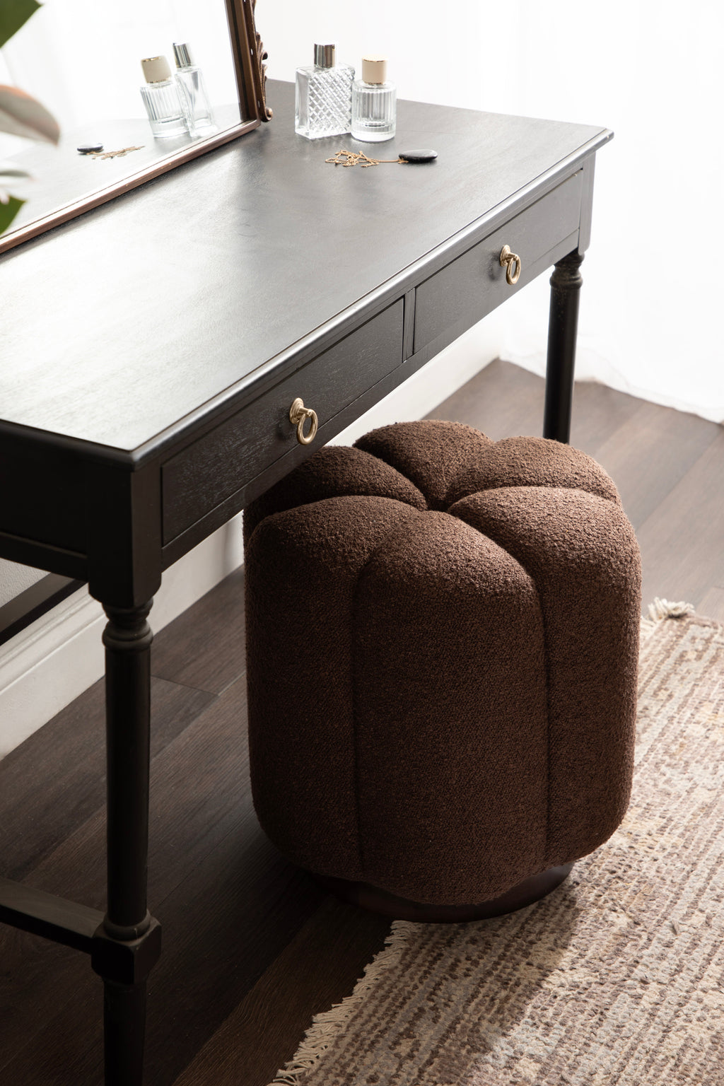 Tufted Round Ottoman